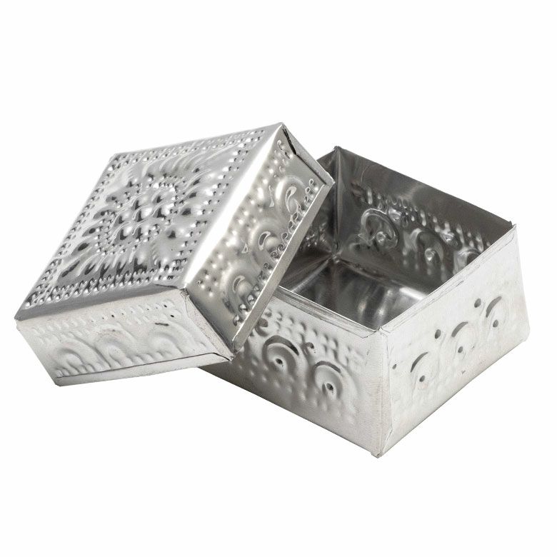 アルミの四角い小物入れ S | インテリア雑貨のPayung(パユン)