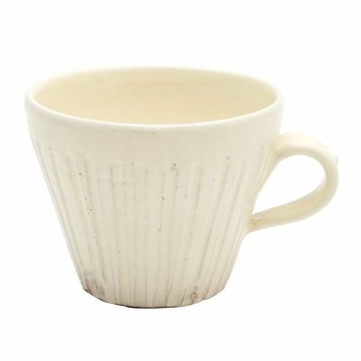 信楽焼のマグカップ　鎬