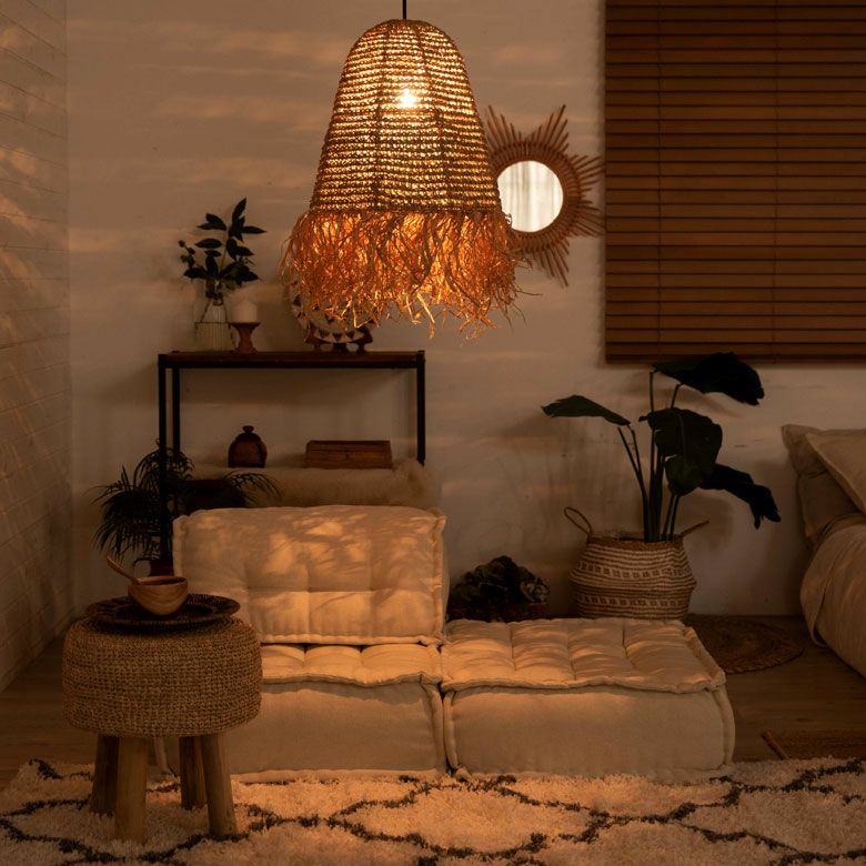 南国テイスト×和の空間。新しいインテリアのかたち