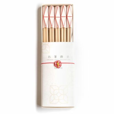 【cohana】お箸飾り5個セット（鉱石）・祝い箸付き