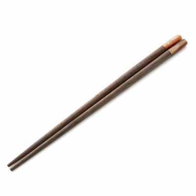 ピンクシェルとウォルナットウッドのお箸