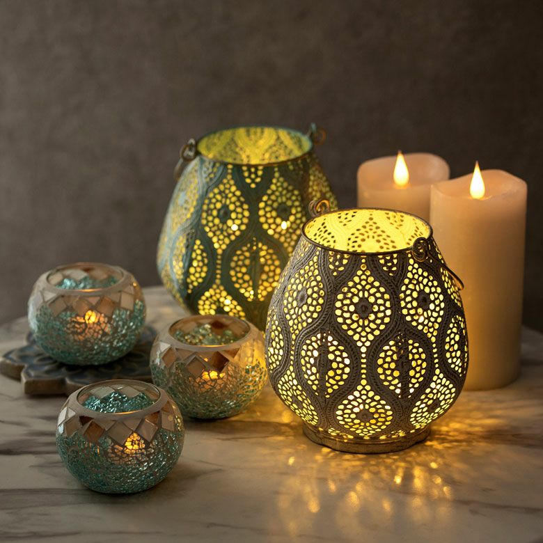 アラベスク調のキャンドルランタン