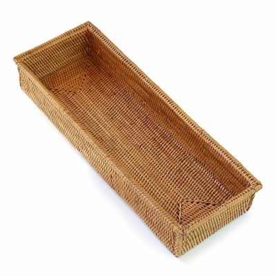 【新品】アタ バスケット トレイ アタで編まれた長方形のトレイバスケット | インテリア雑貨のPayung