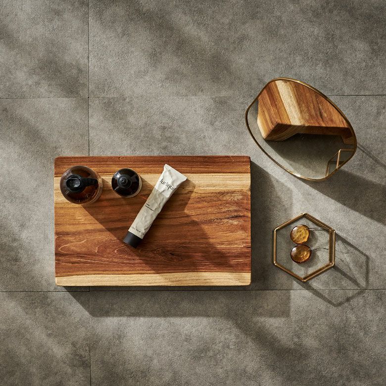 インドネシアのチーク無垢材 トレー