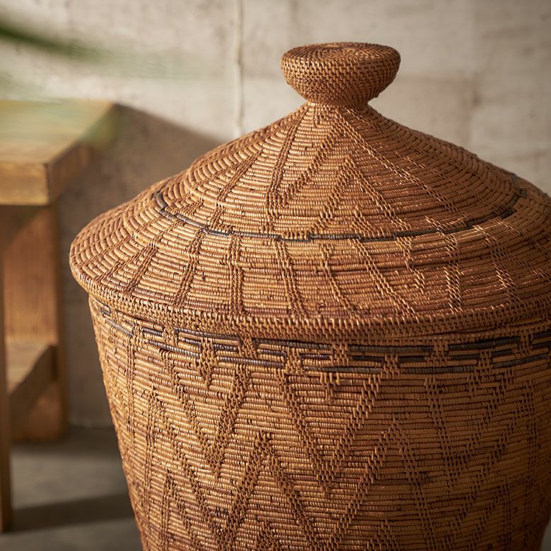 アタの蓋つきとんがりバスケットL | インテリア雑貨のPayung(パユン)