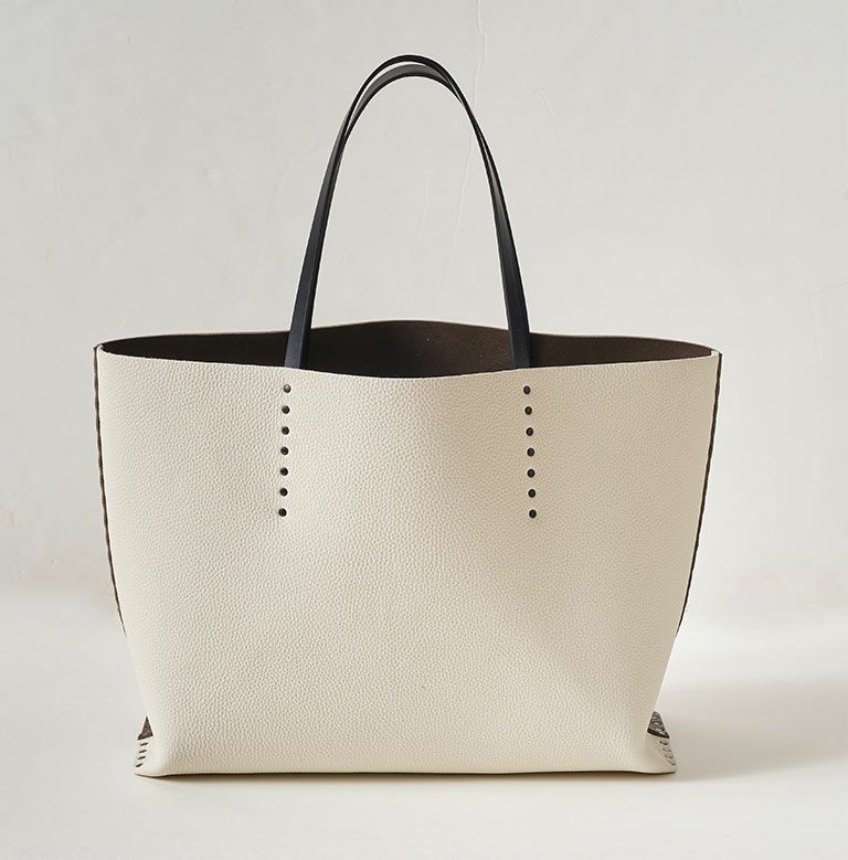 限定販売 Maison Def RivetBag】トートLサイズ etope×craie×matblack